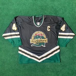 Hockey Jersey La IceGators Signed Bob Berg 44 NHL